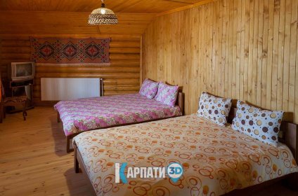 Спальня, Котедж Два Ведмеді на озері Дідово