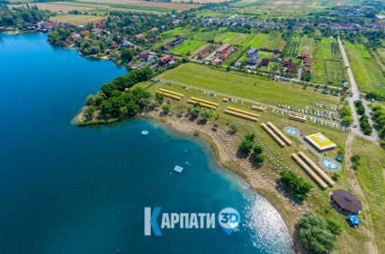 Озеро Дідово у селі Дийда Відпочинок у Карпатах у 3Д