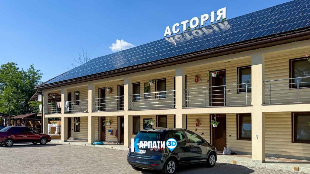 База Асторія, територія
