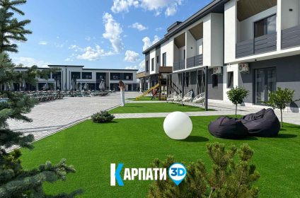 Готель Brookside, фотозона і зона релаксурелаксу