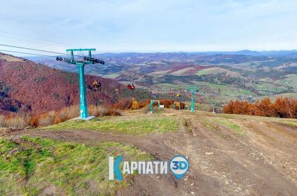 Пилипець підйомник Боржава Borzhava mountain club Відпочинок у Карпатах у 3Д
