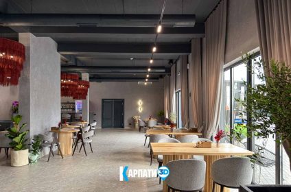 Ресторан Brookside у Солотвино